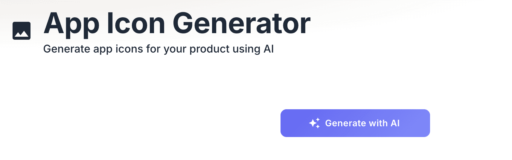 Generate app icon